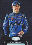 AUTOGRAPHED Kyle Larson 2018 Panini Certified Racing (#42 Credit One Bank Ganassi Team) Monster Cup Series Chrome Signed NASCAR Collectible Trading Card with COA