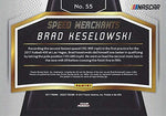 AUTOGRAPHED Brad Keselowski 2017 Panini Select Racing SPEED MERCHANTS (#2 Miller Lite Tean Penske) Monster Cup Series Signed Collectible NASCAR Trading Card with COA