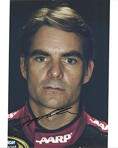 AUTOGRAPHED Jeff Gordon #24 AARP/Drive to End Hunger Racing MEDIA DAY POSE (Hendrick Motorsports) Signed Collectible Picture NASCAR 8X10 Inch Glossy Photo with COA