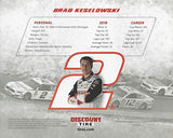 AUTOGRAPHED 2019 Brad Keselowski #2 Discount Tire Racing (Team Penske) Monster Energy Cup Series Signed Collectible Picture NASCAR 8X10 Inch Official Hero Card Photo with COA