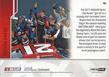 AUTOGRAPHED Trevor Bayne 2012 Press Pass Racing DAYTONA 500 WIN (2011 Highlights) #21 Wood Brothers Team Signed NASCAR Collectible Trading Card with COA