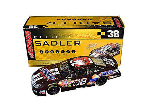 6X AUTOGRAPHED 2006 Elliott Sadler/Robert Yates / 4 Crew Members #38 Snickers Racing Team (Nextel Cup Series) Team Signed Action 1/24 NASCAR Diecast with COA (#2277 of only 2,868 produced)