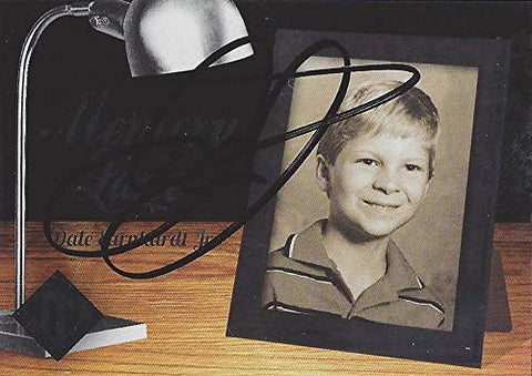 AUTOGRAPHED Dale Earnhardt Jr. 2013 Press Pass Total Memorabilia Racing MEMORY LANE (Childhood Picture) Insert Signed NASCAR Collectible Trading Card with COA and Toploader