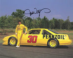 AUTOGRAPHED Michael Waltrip #30 Pennzoil Racing (Winston Cup Series) Vintage Rare Signed Picture 8X10 Inch NASCAR Hero Card Photo with COA