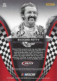 AUTOGRAPHED Richard Petty 2018 Panini Victory Lane Racing PAST WINNERS (1973 Daytona 500 Win) Winston Cup Series Signed Collectible NASCAR Trading Card with COA and Toploader
