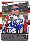 AUTOGRAPHED Tony Stewart 2017 Panini Donruss Racing CUP CHASE (#14 Mobil 1 Team) Signed NASCAR Collectible Trading Card with COA