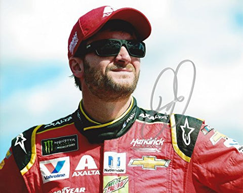 AUTOGRAPHED 2017 Dale Earnhardt Jr. #88 Axalta Racing RETIREMENT FINAL SEASON (Pre-Race Pit Road) Monster Energy Cup Signed Collectible Picture NASCAR 8X10 Inch Glossy Photo with COA