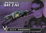 AUTOGRAPHED Jeff Gordon 2021 Panini Chronicles Black Racing PEDAL TO THE METAL (#24 Drive To End Hunger Team) Signed NASCAR Collectible Trading Card with COA