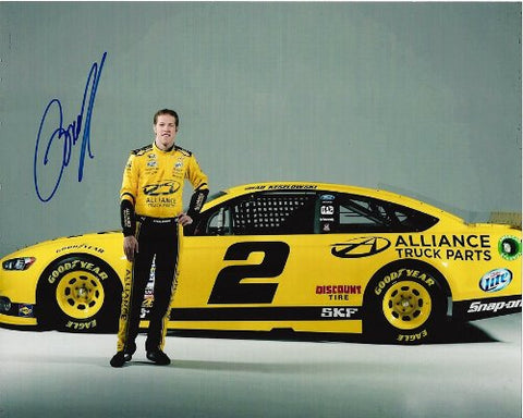 AUTOGRAPHED 2014 Brad Keselowski #2 ALLIANCE TRUCK PARTS (Penske Racing) 8X10 SIGNED NASCAR Photo w/COA