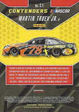 AUTOGRAPHED Martin Truex Jr. 2019 Panini Donruss Racing CONTENDERS TICKET (#78 Bass Pro Shops Team) Monster Cup Series Signed NASCAR Collectible Trading Card with COA