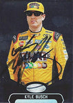 AUTOGRAPHED Kyle Busch 2018 Panini Certified Racing (#18 M&Ms Team) Monster Cup Series Joe Gibbs Racing Chrome Signed Collectible NASCAR Trading Card with COA