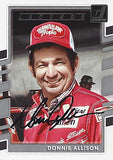 AUTOGRAPHED Donnie Allison 2018 Panini Donruss Racing LEGENDS (#1 Hawaiian Tropic Team) Winston Cup Series Signed NASCAR Collectible Trading Card with COA