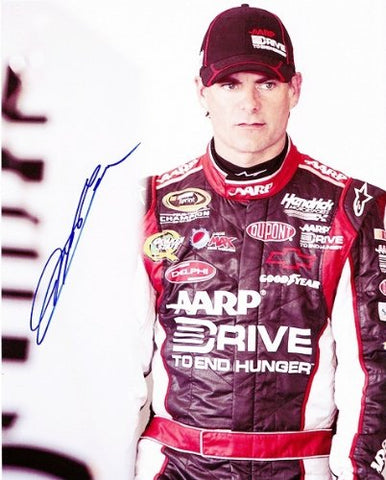AUTOGRAPHED 2012 Jeff Gordon #24 Drive to End Hunger Racing (AARP) Signed NASCAR 8X10 Glossy Photo with COA