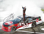 AUTOGRAPHED 2015 Austin Dillon #33 Rheem Racing CHARLOTTE RACE WIN (Victory Burnout Celebration) Xfinity Series Signed Collectible Picture NASCAR 9X11 Inch Glossy Photo with COA