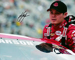 AUTOGRAPHED 2015 Kyle Larson #42 Target Racing Team (Pre-Race Pit Road) Ganassi Team Signed 8X10 Picture NASCAR Glossy Photo with COA