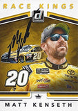 AUTOGRAPHED Matt Kenseth 2017 Panini Donruss Racing RACE KINGS (#20 DeWalt Toyota Team) Monster Cup Series Signed NASCAR Collectible Trading Card with COA