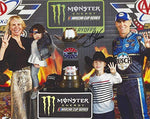 AUTOGRAPHED 2019 Kevin Harvick #4 Busch Beer Team TEXAS RACE WIN (Victory Lane with Family) Monster Energy Cup Series Signed Collectible Picture 8X10 Inch NASCAR Glossy Photo with COA