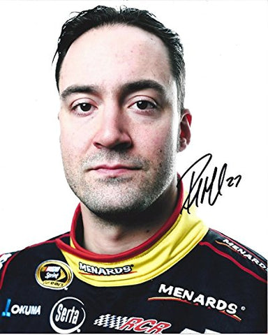 AUTOGRAPHED 2016 Paul Menard #27 Menards Team (Richard Childress Racing) MEDIA DAY POSE Signed 8X10 Inch Picture NASCAR Glossy Picture Photo with COA