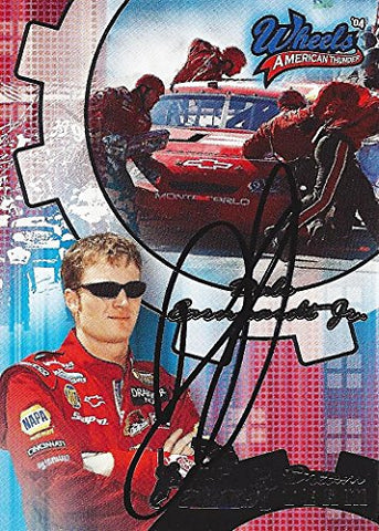 AUTOGRAPHED Dale Earnhardt Jr. 2004 Wheels American Thunder DREAM TEAM (#8 Budweiser Racing) Signed Collectible NASCAR Trading Card with COA
