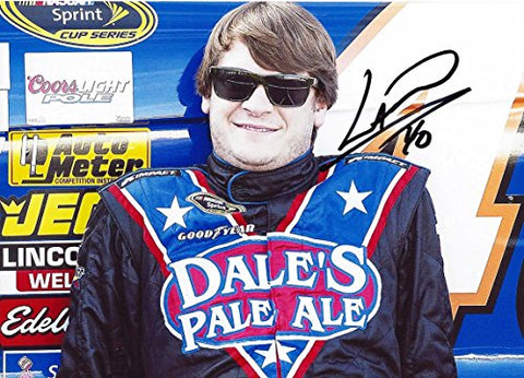 AUTOGRAPHED 2014 Landon Cassill #40 Dale's Pale Ale Racing (Sprint Cup Series) SIGNED 5X7 NASCAR Glossy Photo with COA