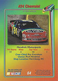 AUTOGRAPHED Jeff Gordon 1995 Maxx Racing (#24 DuPont Chevrolet Monte Carlo) Hendrick Motorsports Winston Cup Series Rainbow Chrome Vintage Signed NASCAR Collectible Trading Card with COA