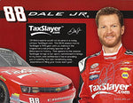 AUTOGRAPHED 2015 Dale Earnhardt Jr. #88 Tax Slayer Racing (Jr Motorsports) Xfinity Series Signed Picture 9X11 NASCAR Promo Hero Card with COA