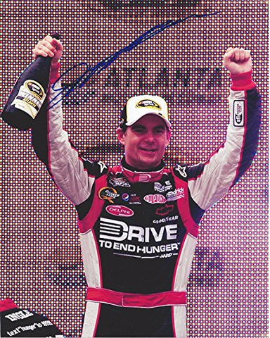 AUTOGRAPHED 2011 Jeff Gordon #24 Drive to End Hunger Racing ATLANTA WIN (85th Career Victory) 8X10 Signed Picture NASCAR Glossy Photo with COA