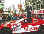 AUTOGRAPHED Jeff Gordon #24 DuPont Racing NEW YORK CITY TIMES SQUARE APPEARANCE (Winston Cup Series) Vintage NYC Signed Collectible Picture NASCAR 9X11 Inch Glossy Photo with COA