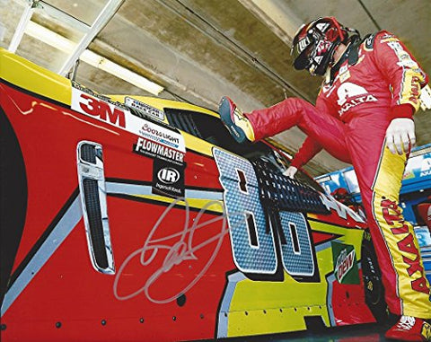 AUTOGRAPHED 2017 Dale Earnhardt Jr. #88 Axalta Racing RETIREMENT FINAL SEASON (Garage Area Car) Monster Energy Cup Series Signed Collectible Picture NASCAR 8X10 Inch Glossy Photo with COA