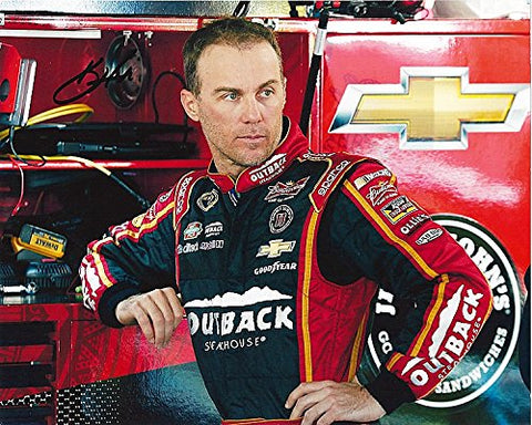 AUTOGRAPHED 2015 Kevin Harvick #4 Outback Steakhouse Racing (Garage Area) Signed 8X10 Picture NASCAR Glossy Photo with COA