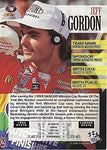 AUTOGRAPHED Jeff Gordon 1995 Press Pass Racing (#24 DuPont Rainbow Chevrolet Driver) Hendrick Motorsports Vintage Signed NASCAR Collectible Trading Card with COA