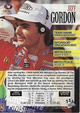 AUTOGRAPHED Jeff Gordon 1995 Press Pass Racing (#24 DuPont Rainbow Chevrolet Driver) Hendrick Motorsports Vintage Signed NASCAR Collectible Trading Card with COA