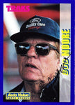 AUTOGRAPHED Bud Moore 1994 TRAKS Racing (Quality Care) Crew Chief-Engineer NASCAR Trading Card