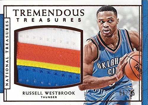 Russell Westbrook 2017 Panini Game Worn Jersey Card