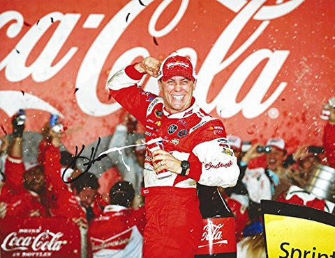 AUTOGRAPHED 2013 Kevin Harvick #29 Budweiser Racing COCA-COLA 600 CHARLOTTE RACE WIN (Victory Lane Celebration) Childress Team Signed Collectible Picture NASCAR 9X11 Inch Glossy Photo with COA