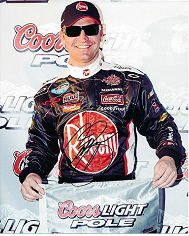 AUTOGRAPHED 2011 Clint Bowyer #33 Rheem Racing COORS LIGHT POLE AWARD Signed 8X10 NASCAR Glossy Photo with COA