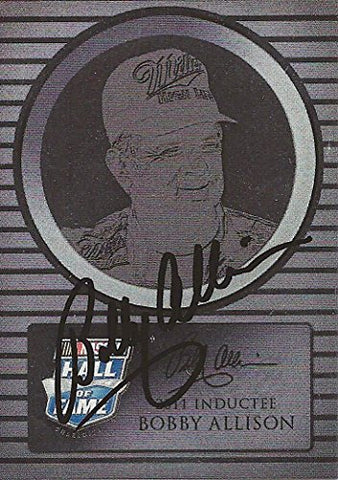AUTOGRAPHED Bobby Allison 2013 Press Pass Total Memorabilia 2012 HALL OF FAME INDUCTEE Signed Collectible NASCAR Insert Trading Card with COA (#HI 7/25)