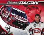 AUTOGRAPHED 2016 David Ragan #23 Dr. Pepper Team (Sprint Cup Series) BK Racing 9X11Inch Signed Picture NASCAR Hero Card Photo with COA