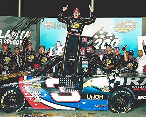 AUTOGRAPHED 2012 Ty Dillon #3 Bass Pro Shops/NRA Museum Racing ATLANTA TRUCK SERIES RACE WIN (Victory Lane Celebration) Signed Collectible Picture NASCAR 8X10 Inch Glossy Photo with COA