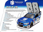 AUTOGRAPHED 2015 Dale Earnhardt Jr. #88 Nationwide Insurance Racing (Hendrick Motorsports) Hero Card Signed Picture 9X11 NASCAR Promo Hero Card with COA
