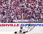 AUTOGRAPHED 2011 Carl Edwards #60 Fastenal Racing NASHVILLE WINNER (Back-Flip) NASCAR SIGNED 8X10 Glossy Photo w/COA
