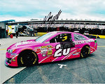 AUTOGRAPHED 2013 Matt Kenseth #20 Dollar General Racing PINK (Charlotte Garage) Signed 8X10 NASCAR Glossy Photo w/COA