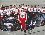 AUTOGRAPHED 2016 Tony Stewart #14 Mobil 1 Racing FAREWELL TOUR TEAM POSE (Sprint Cup Series) Final Season Signed Collectible Picture 8X10 Inch NASCAR Glossy Photo with COA