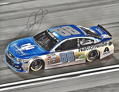AUTOGRAPHED 2016 Dale Earnhardt Jr. #88 Nationwide Team ON-TRACK RACING (Hendrick Motorsports) Sprint Cup Series Signed Collectible Picture NASCAR 9X11 Inch Glossy Photo with COA
