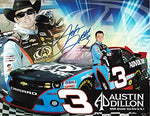 AUTOGRAPHED 2013 Austin Dillon #3 ADVOCARE RACING Nationwide 9X11 SIGNED NASCAR Hero Card w/COA