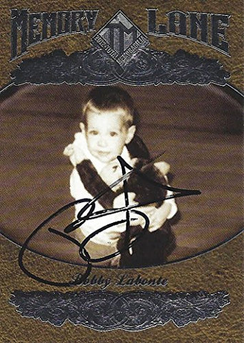 AUTOGRAPHED Bobby Labonte 2012 Press Pass Total Memorabilia MEMORY LANE Signed Collectible NASCAR Insert Trading Card with COA (#ML 9/9)