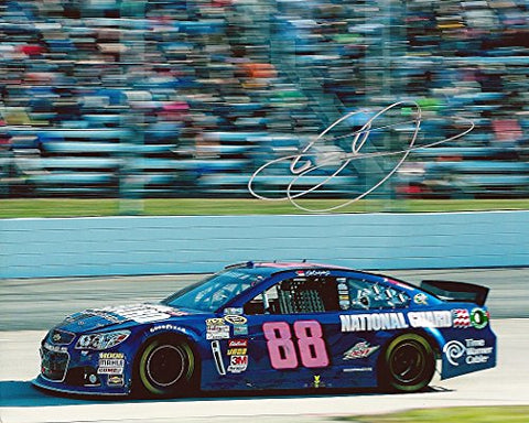 AUTOGRAPHED 2013 Dale Earnhardt Jr. #88 National Guard Racing PINK (Hendrick Motorsports) Signed Picture 8X10 NASCAR Glossy Photo with COA