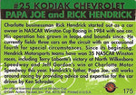 AUTOGRAPHED Rick Hendrick 1994 Action Packed Racing (#25 Kodiak Team) PAPA JOE HENDRICK Winston Cup Series Vintage Signed NASCAR Collectible Trading Card with COA