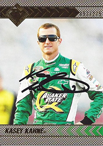 AUTOGRAPHED Kasey Kahne 2013 Press Pass Total Memorabilia (#5 Quaker State Racing Team) Signed Collectible NASCAR Gold Insert Trading Card with COA (#093/275)