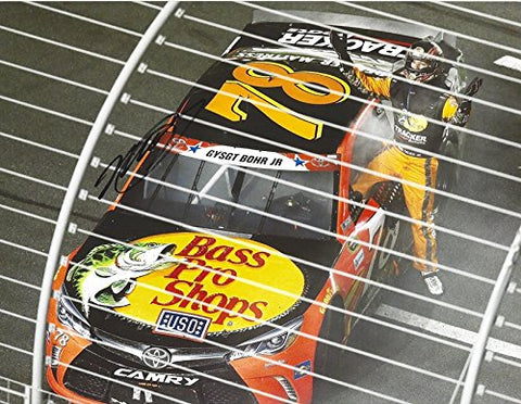AUTOGRAPHED 2016 Martin Truex Jr. #78 Bass Pro Shops Racing COCA-COLA 600 CHARLOTTE RACE WIN (Victory Burnout) Sprint Cup Series Signed Collectible Picture NASCAR 9X11 Inch Glossy Photo with COA